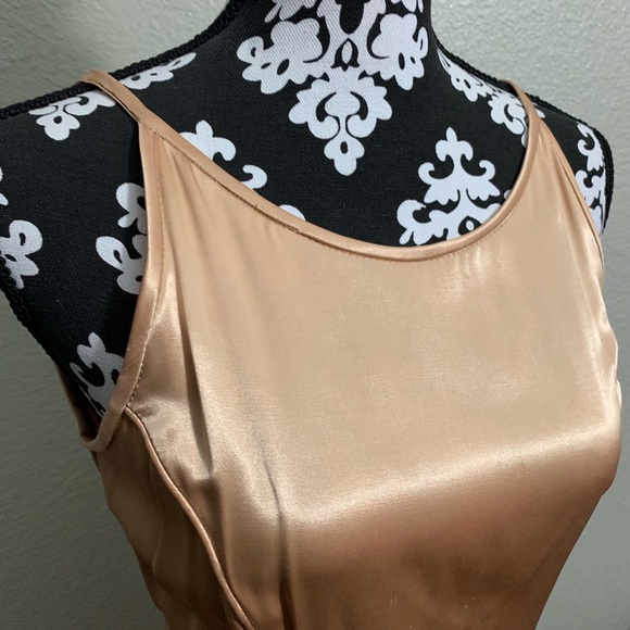 SALE Gold Mermaid Formal Prom Dress, Perfect! - Picture 2 of 4